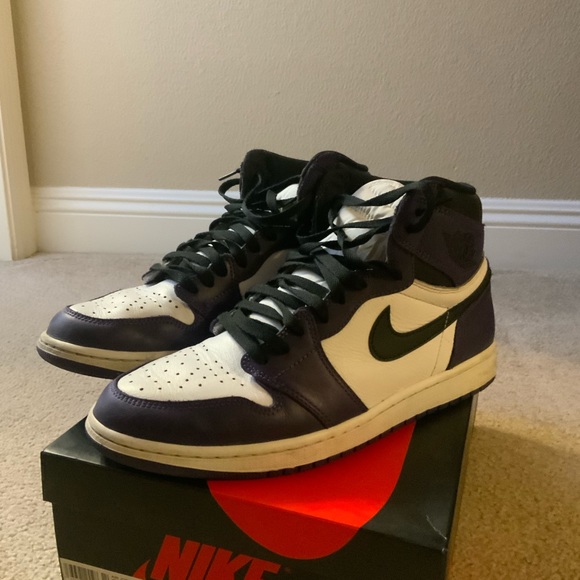 Jordan 1 court purple